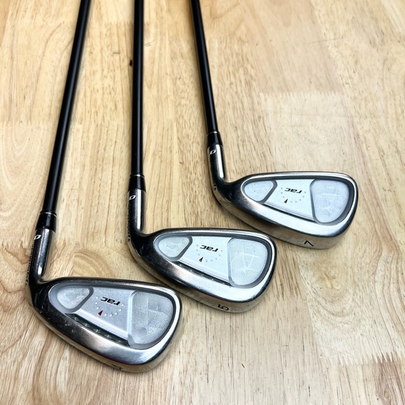 TaylorMade Black and Red Ultralite Golf Shafts Set 4,5 and 7 - Picture 1 of 9